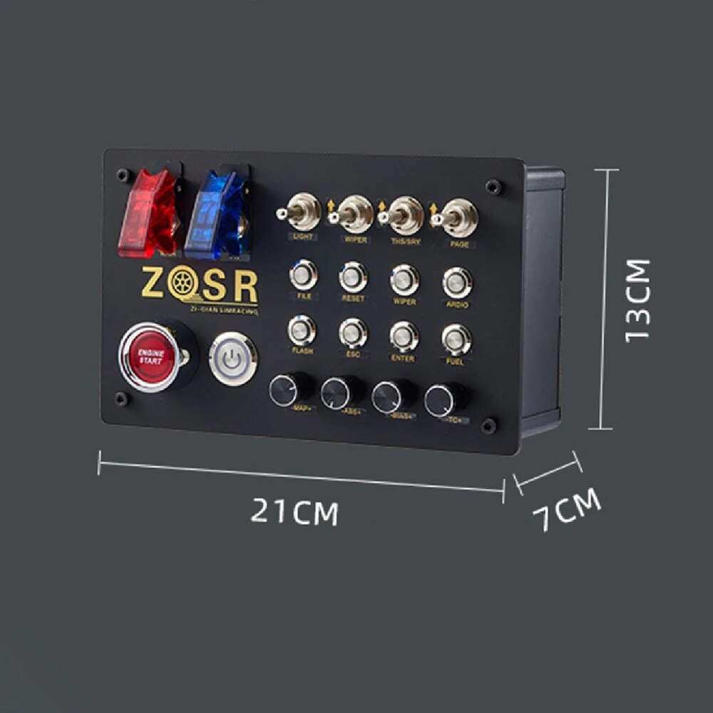 Multifunctional Control Button Box for Sim Racing