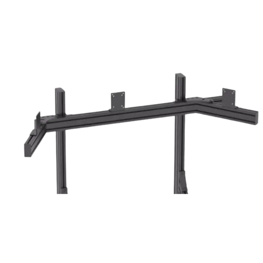 Triple Integrated Monitor Mount